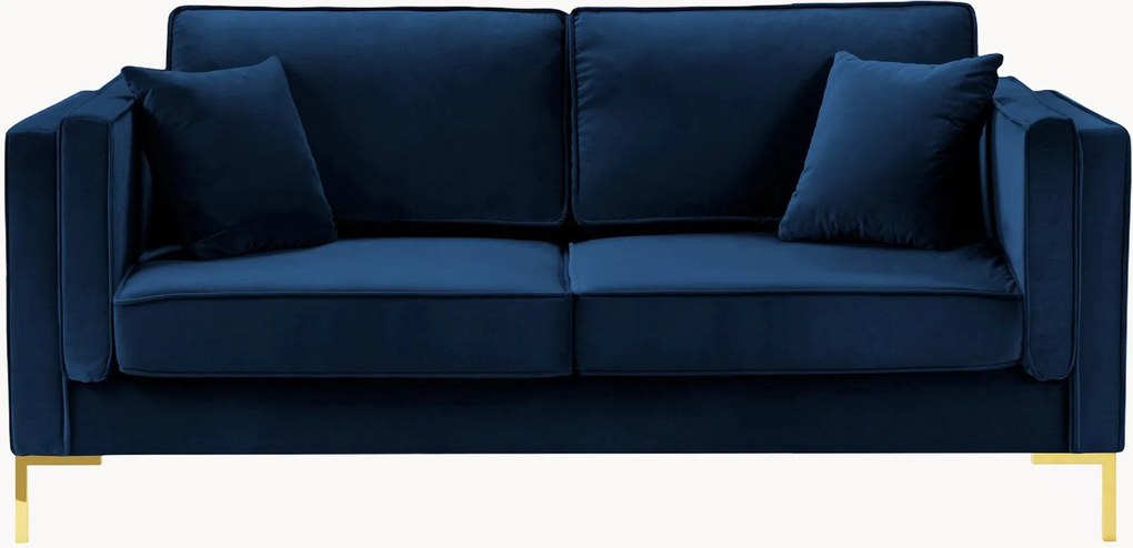 Bank Luis (2-zits) met fluweel effect, B 160 cm