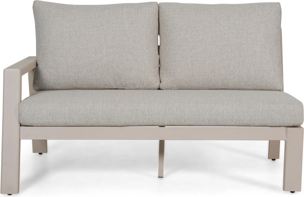 Hoek loungeset 6 personen Aluminium Zand/Beige  Lifestyle Garden Furniture Melone