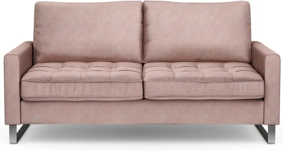 Rivièra Maison - West Houston Sofa 2,5 seater, velvet, blossom - Kleur: roze