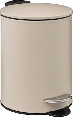 Beige Lin Kleurige Softclose Pedaalemmer - 3L Capaciteit