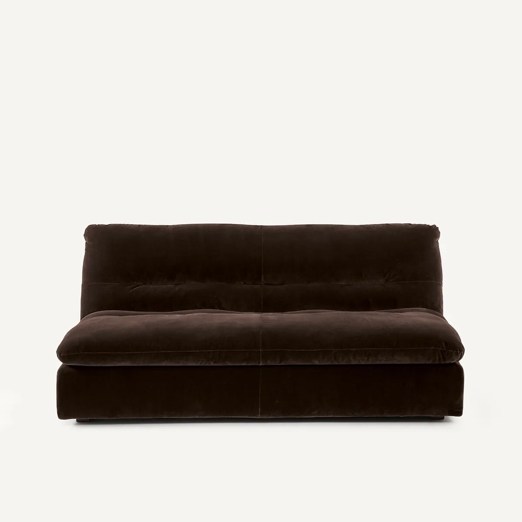 3-zits modulaire zetel in fluweel, GIULIANO