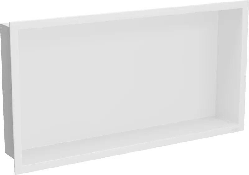 Mexen X-Wall-R inbouwplank met flens 60 x 30 cm, wit - 1920603010