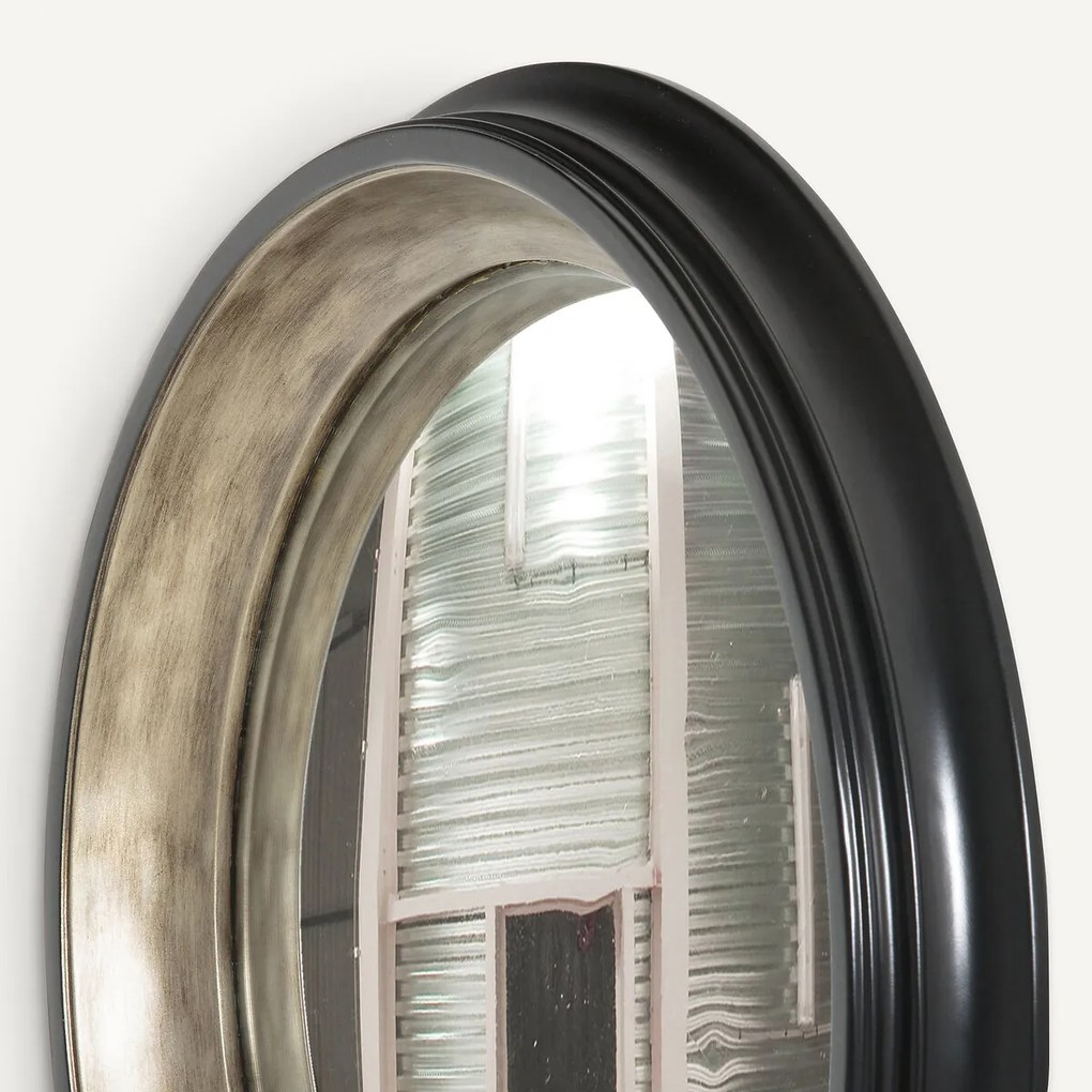 Ronde heks spiegel, diam 60 cm, Samantha