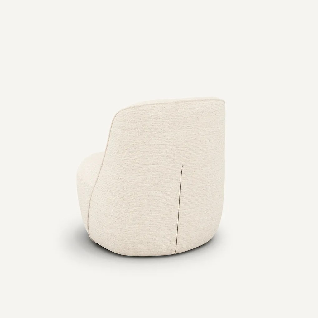Draaiende fauteuil in gerecyclede stof, Rosebury