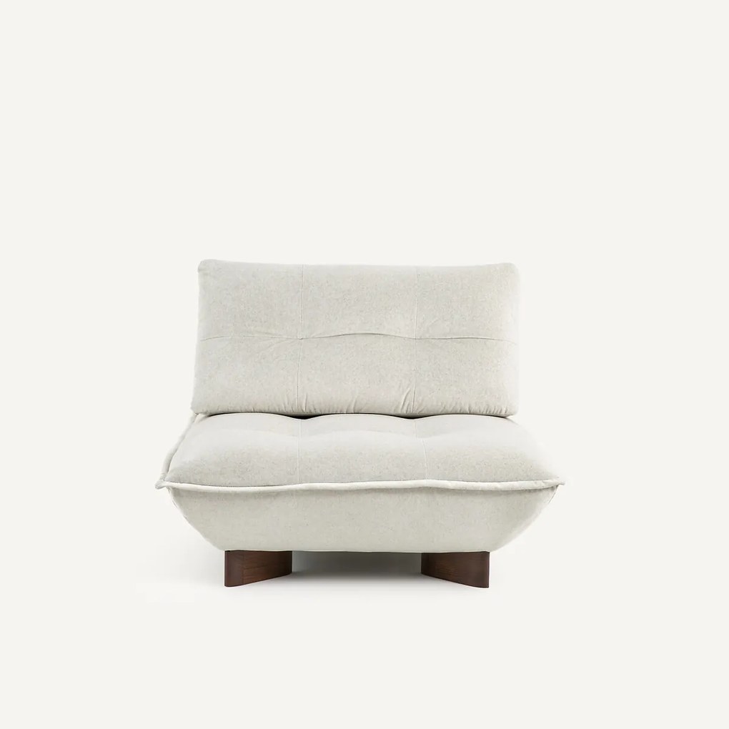 Modulaire fauteuil in linnen fluweel, KAORI