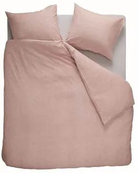 Frost flanel dekbedovertrek - Soft Pink - Lits-jumeaux