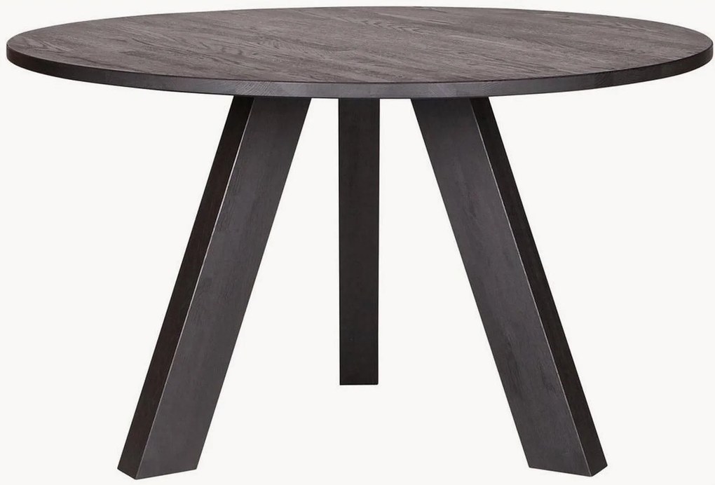 Ronde eikenhouten eettafel Rhonda