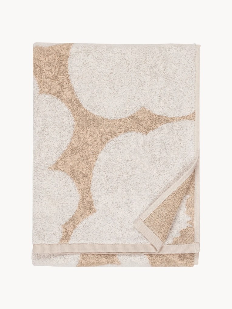 Dubbelzijdig handdoek Unikko van katoen, in verschillende maten