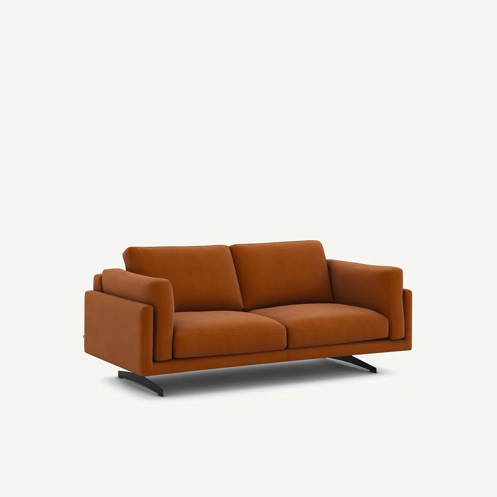 Bank, 2-zit, linnen fluweel, César