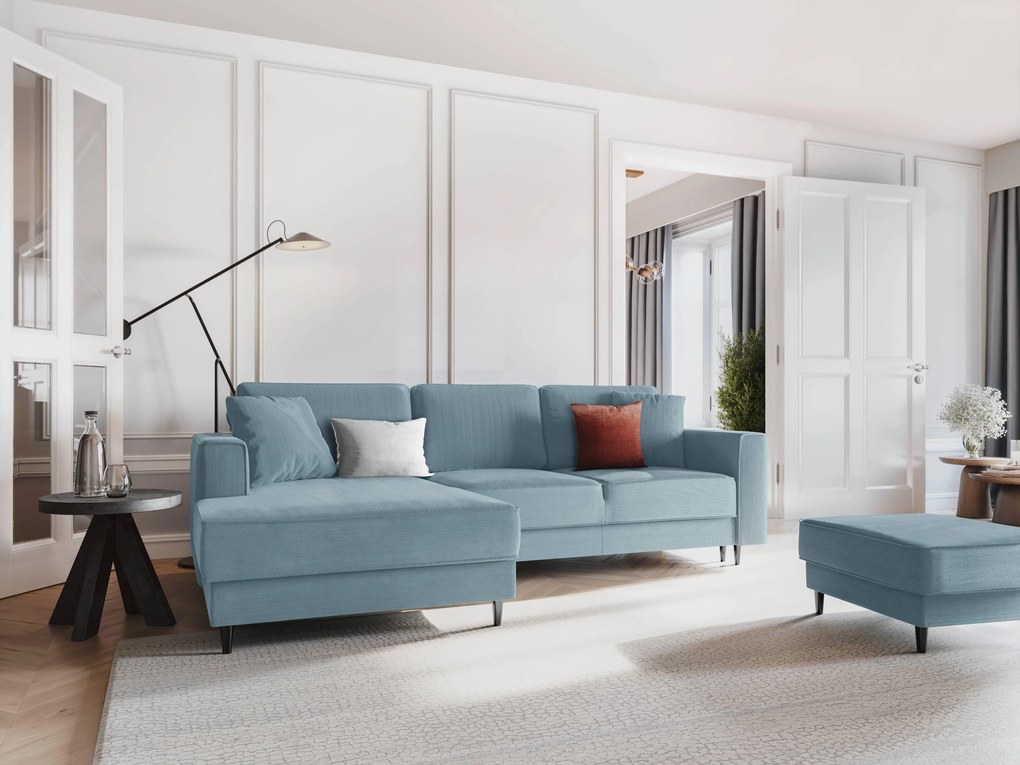 Slaapbank Fano ribstof links | Cosmopolitan Design