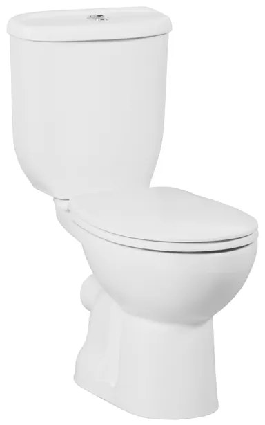 Creavit Sedef Staande Toilet - onderpot - zonder bidet sproeier -p-trap - wit SD310-11CB00E-0000