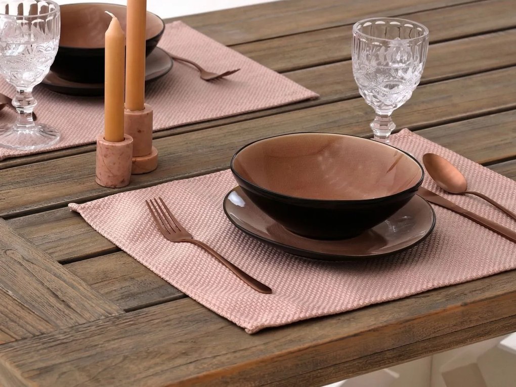 + 10% kassakorting | Placemats | Madison | Polyester | Roze | 33x45cm | Kees Smit Tuinmeubelen