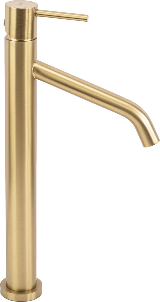 Wastafelkraan Rea Level Gold Brush High