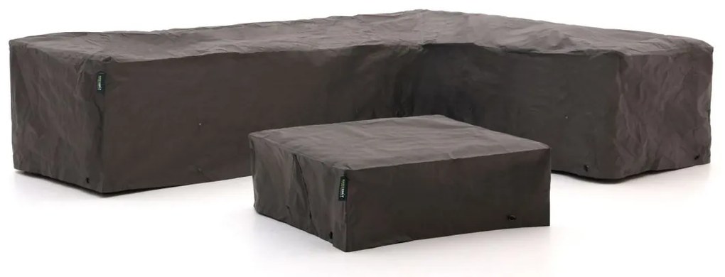 Tuinmeubelhoes geschikt voor Hoek loungeset | Kees Smit  | Kunststof | Grijs - Antraciet | 235x95cm | Kees Smit Tuinmeubelen