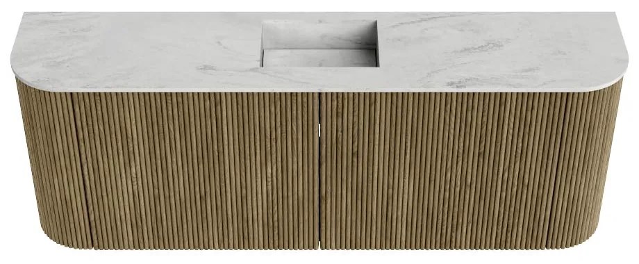 Mondiaz Joya DLux 115cm toiletmeubel ronding links/rechts dusk met wastafel faye midden zonder kraangat opalo