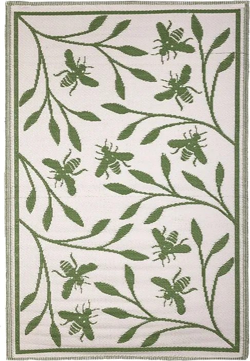 Esschert Design tuintapijt met bijendesign - LxBxH: 121,3x182,6x0,4cm