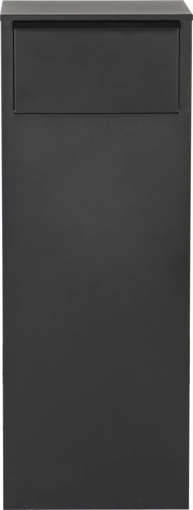 Practo Garden dortmund met cijferslot mat zwart - Brievenbussen - 27x39x105cm - RAL 9005 MAT