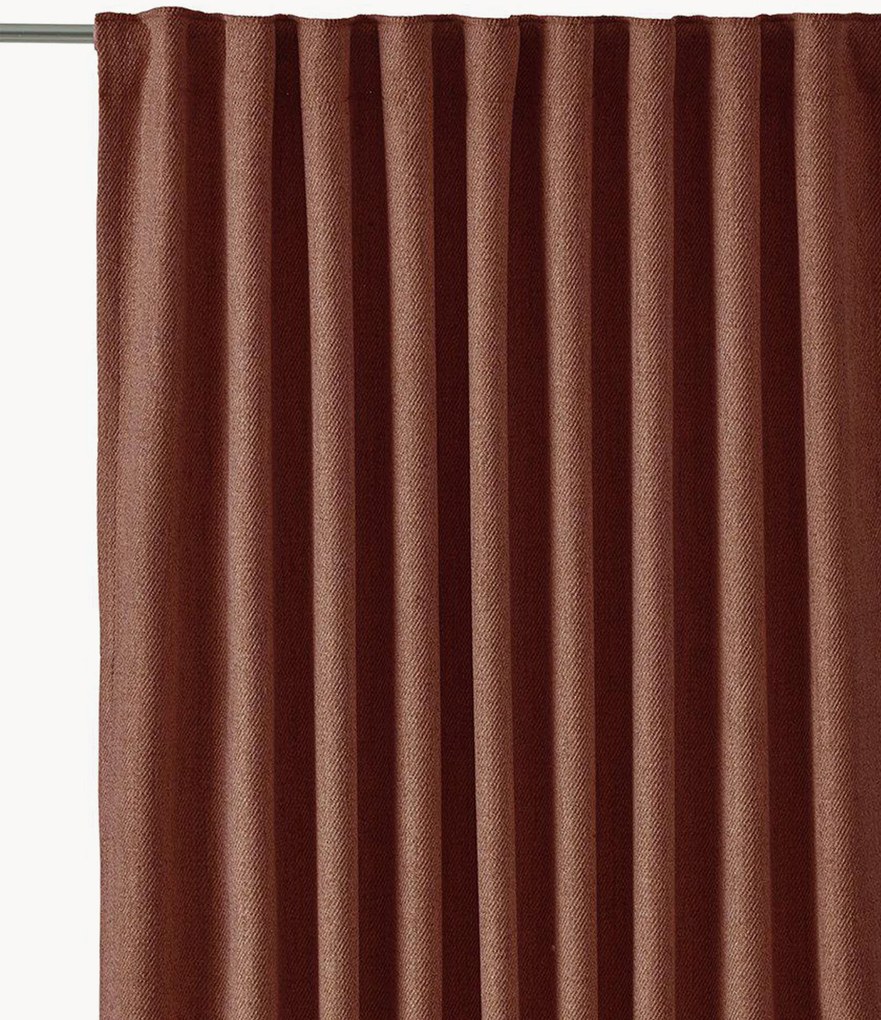 Twill ondoorzichtige multibandgordijnen Greenwich, 2-delig, B 140 cm