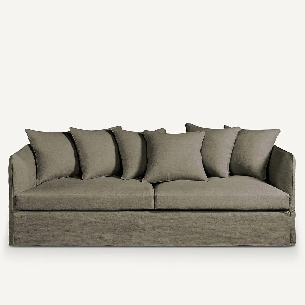 Bank 3-, 4- of 5-zits in dik stonewashed linnen, Neo Chiquito