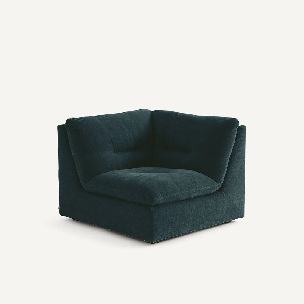 Modulaire 90° hoek in chenille fluweel, GIULIANO