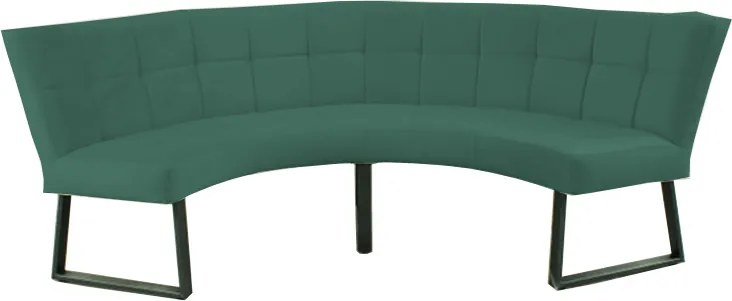 Eetkamerbank - Amsterdam - stof Element bosgroen 20 - geschikt voor tafel 130 cm