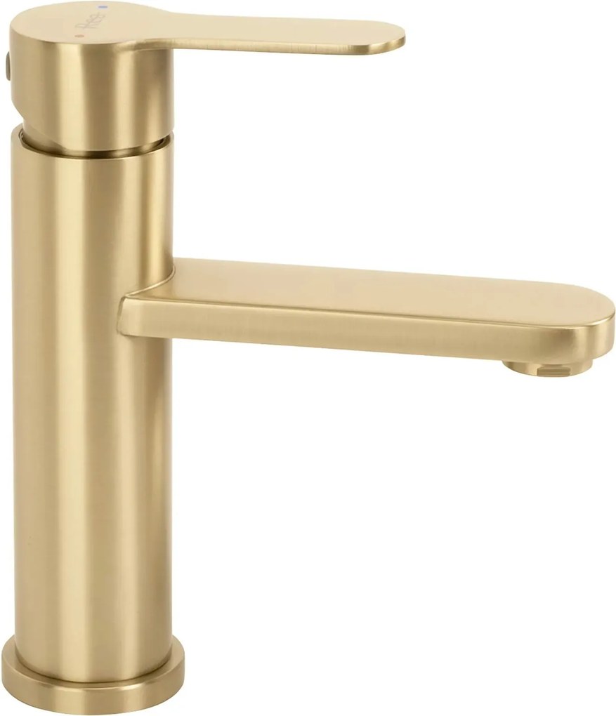 Wastafelkraan Rea Arcos Brush Gold