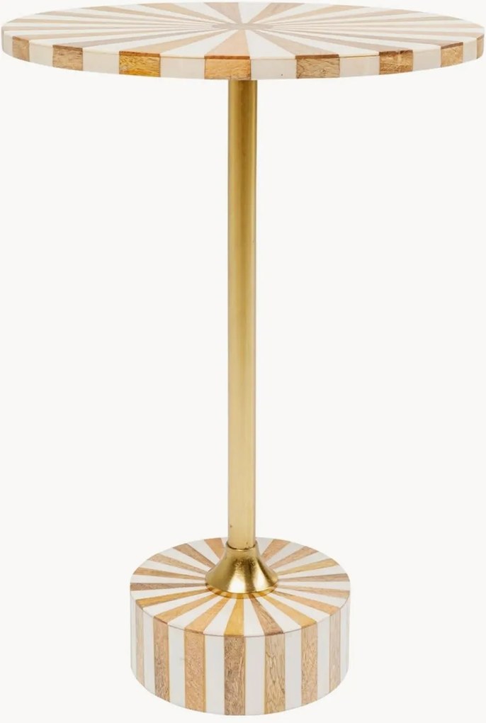 Ronde handgemaakte bijzettafel Domero