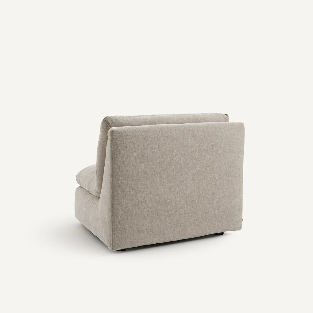 Modulaire hoekzetel in chenille fluweel, Giuliano