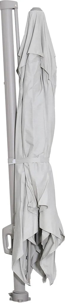 Garden Impressions Hawaii Big Pole II zweefparasol 350x350 cm – frame taupe – doek zand