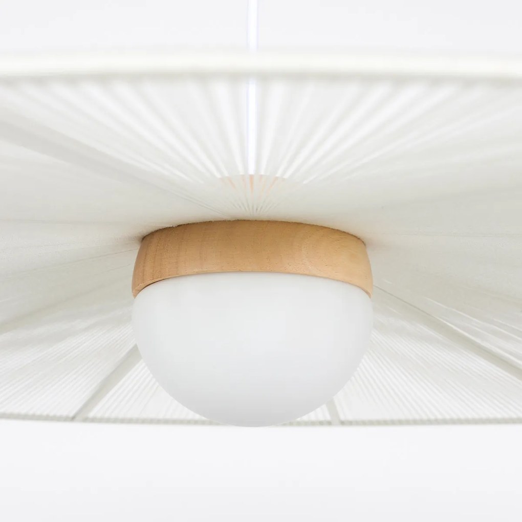 Zuiver Belle L Beige Grote Design Hanglamp Touw 80 Cm Beige