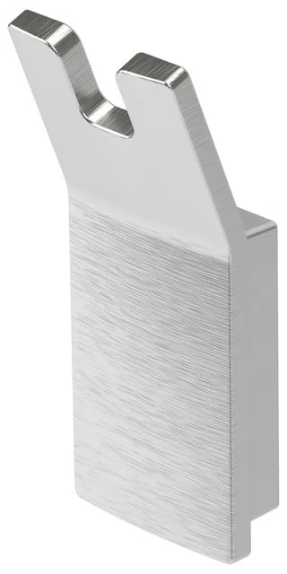 Haceka Aline Handdoekhaak - dubbel - geborsteld alluminium 1208584