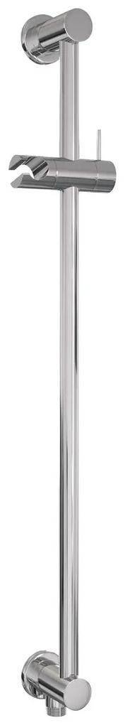 Brauer Chrome Edition thermostatische inbouw regendouche met staafhanddouche, plafondarm, glijstang en hoofddouche 30cm set 66 chroom