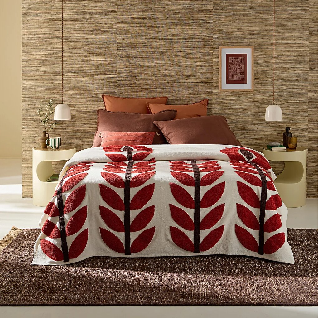 Geborduurde katoenen sprei, Cortes