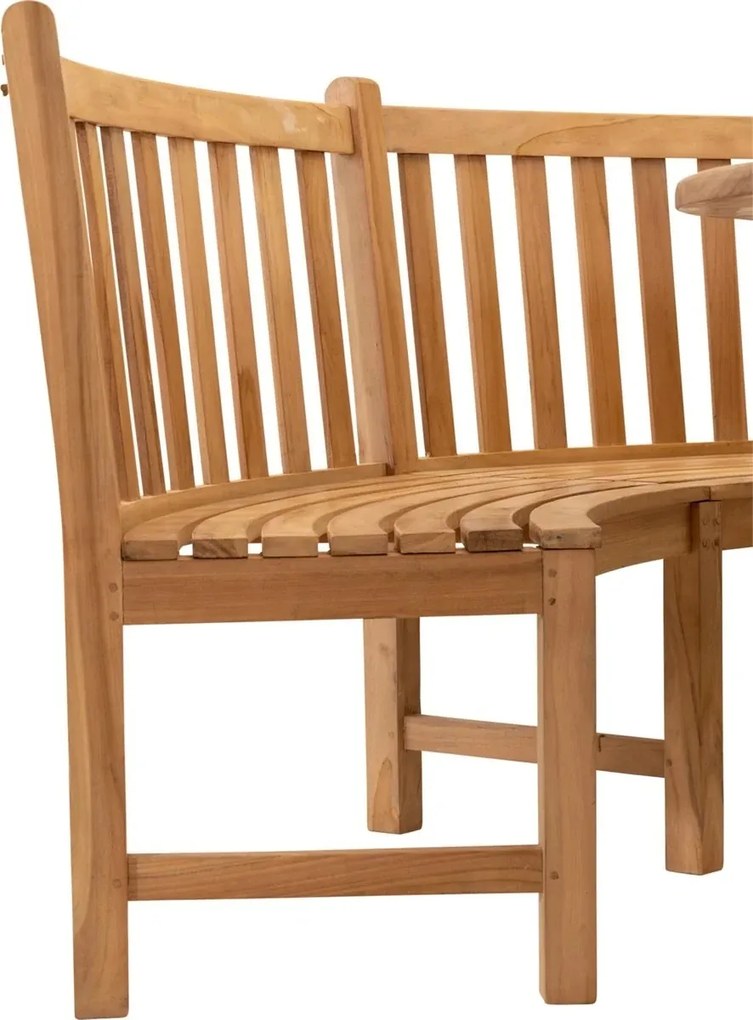 Garden Interiors Ronde Tuinbank - Teak - Rond 200cm