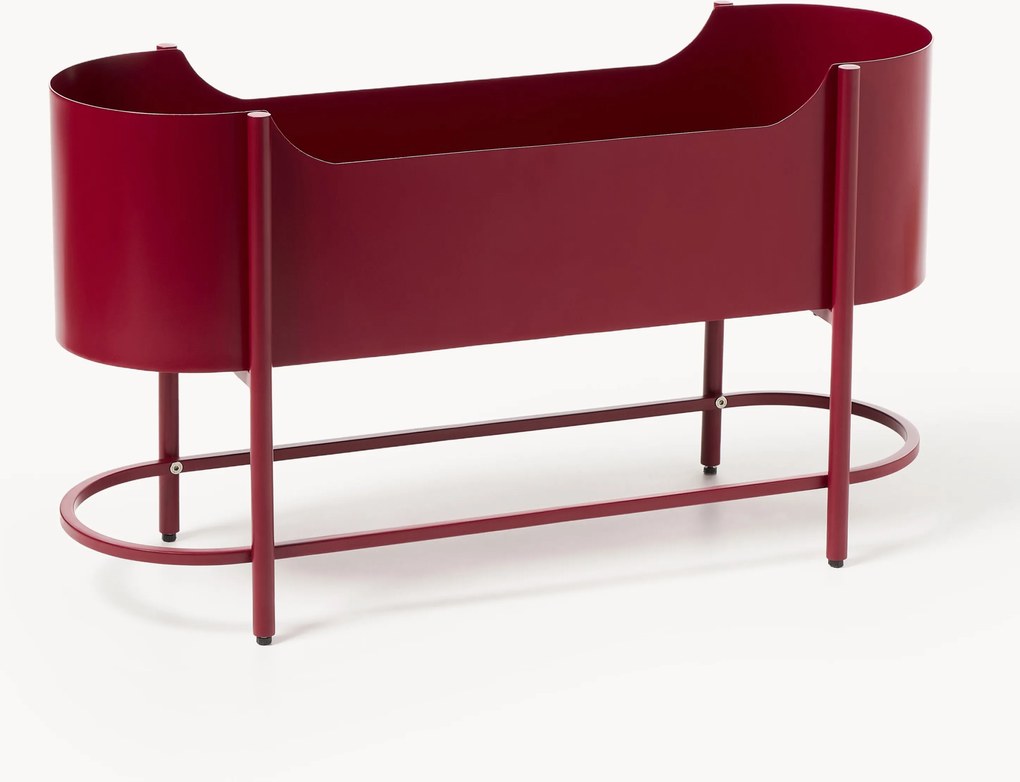 Metalen plantenbak Taru, H 45 cm