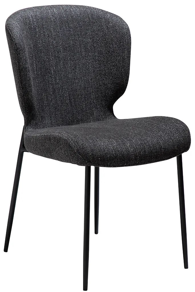 Dan-Form Glory Luxe Eetkamerstoel Zwart Boucle