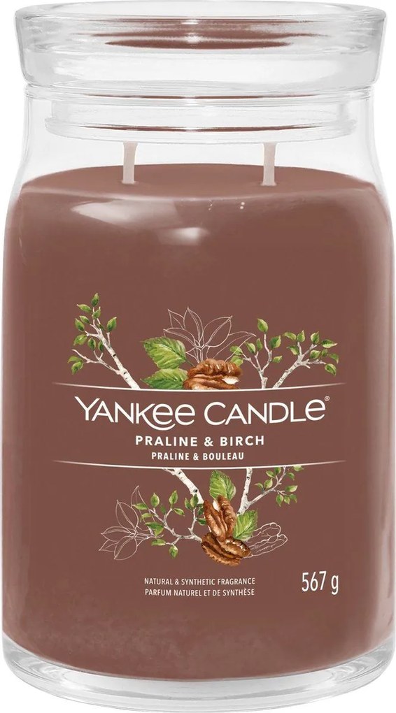 Yankee Candle geurkaars - Praline&amp;Birch - Signature Large Jar