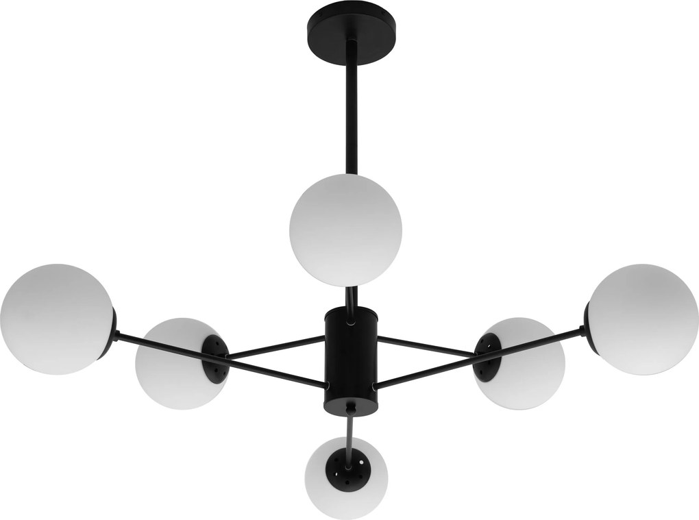 Hanglamp Metaal Industrieel 6-arms APP262-6C