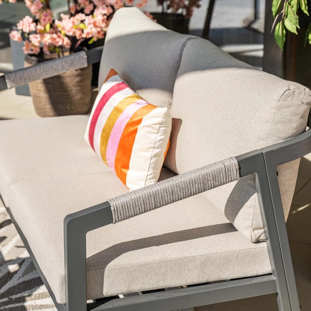 Garden Impressions Milou loungeset 4-delig - donker grijs