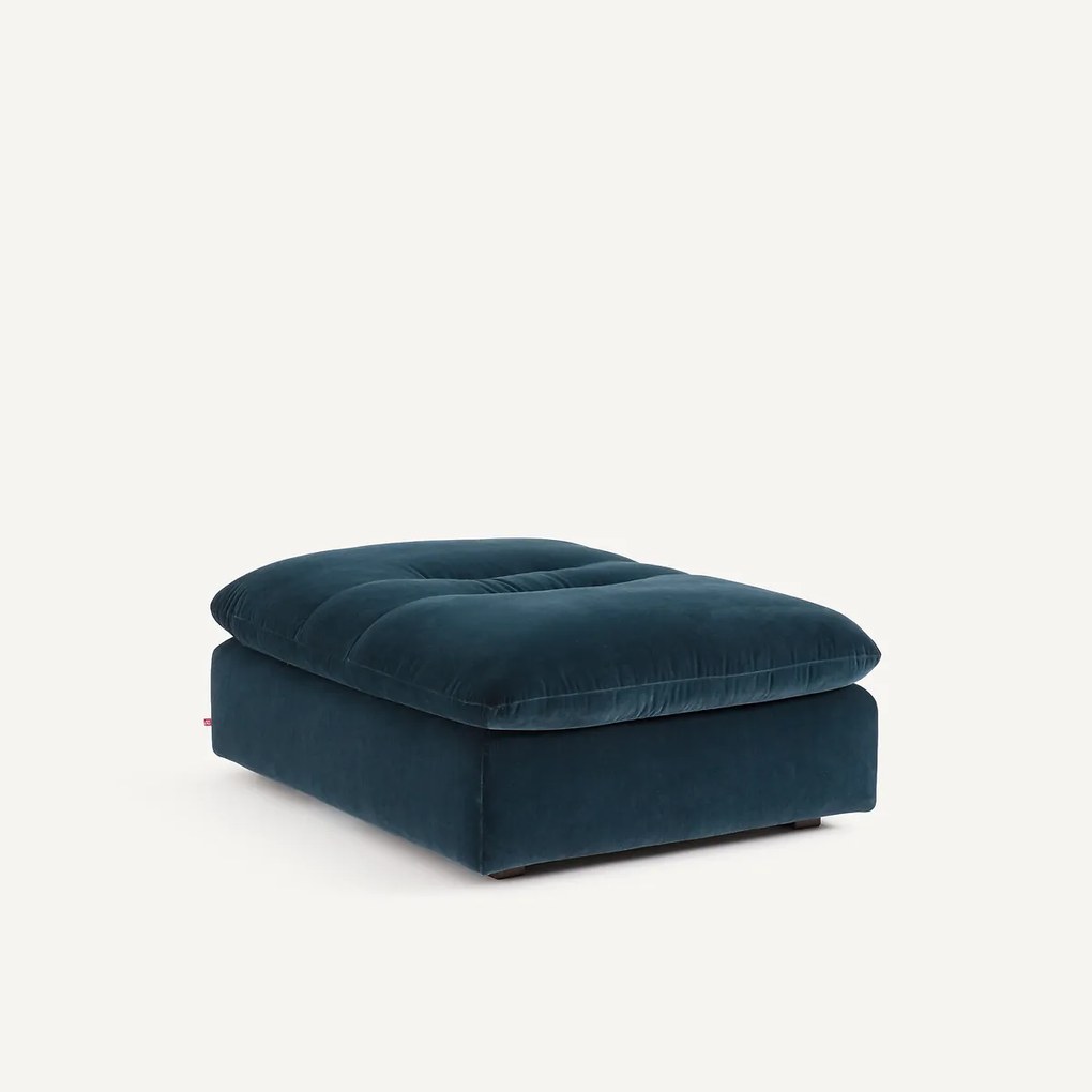 Modulaire fluwelen voetensteun, GIULIANO