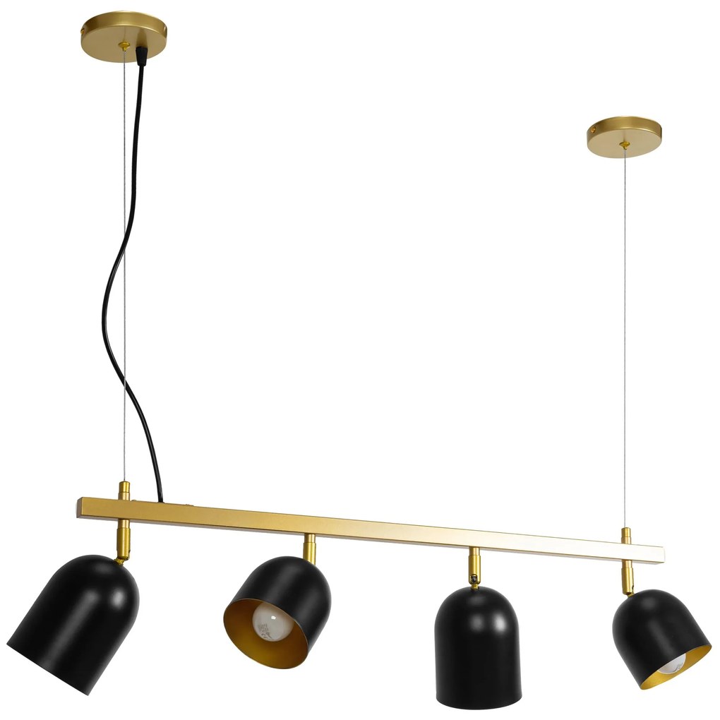 Hanglamp APP1031-4CP Zwart