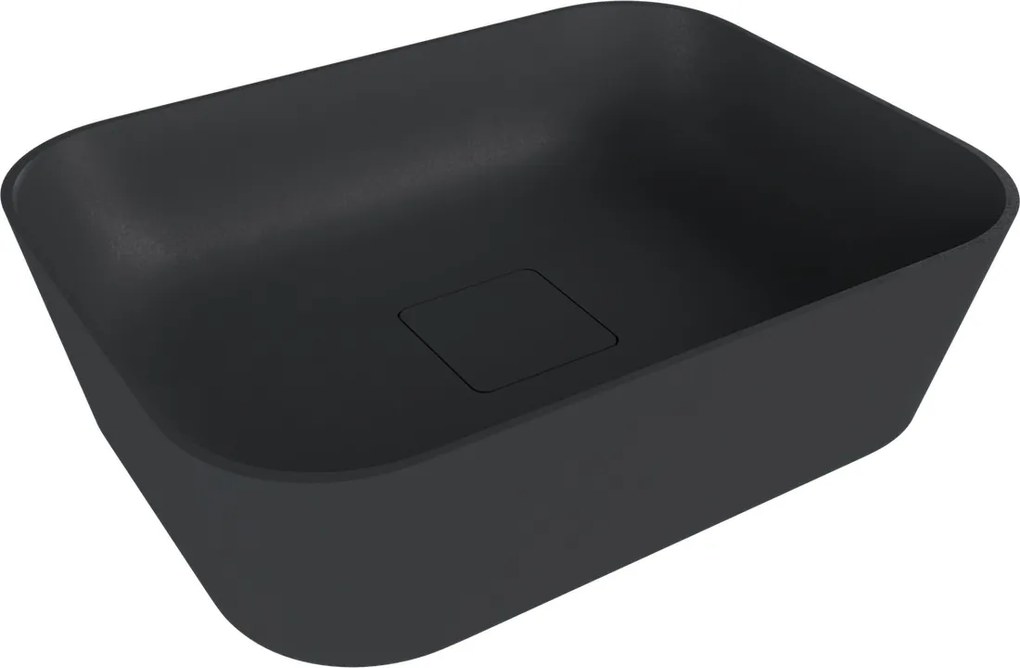 Polysan Banera waskom vierkant 50x36cm antraciet mat