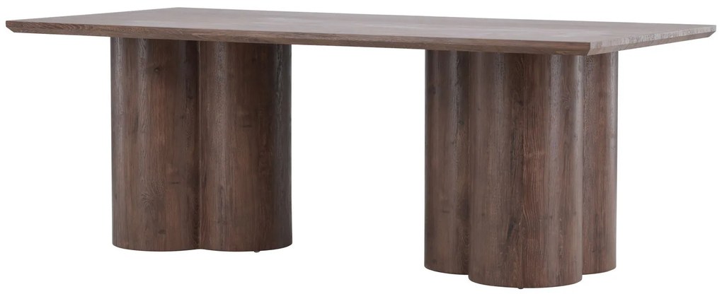 Jörn Eettafel - Oakly - 210x100 cm - Eikenhout Bruin Fineer - Jorn