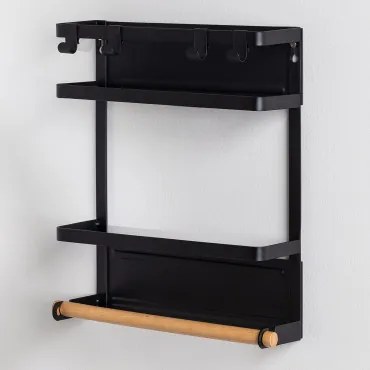 Magnetische rek Ogol Zwart & ↑31 cm - Sklum