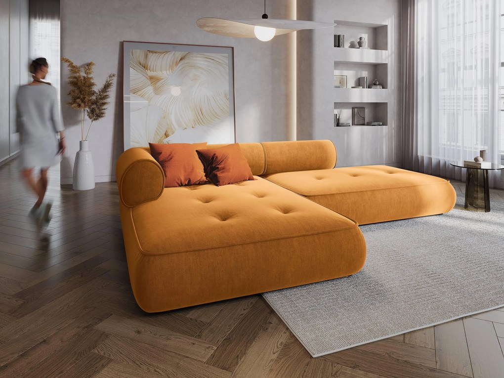 Hoekbank Lily links chenille | Maison Heritage