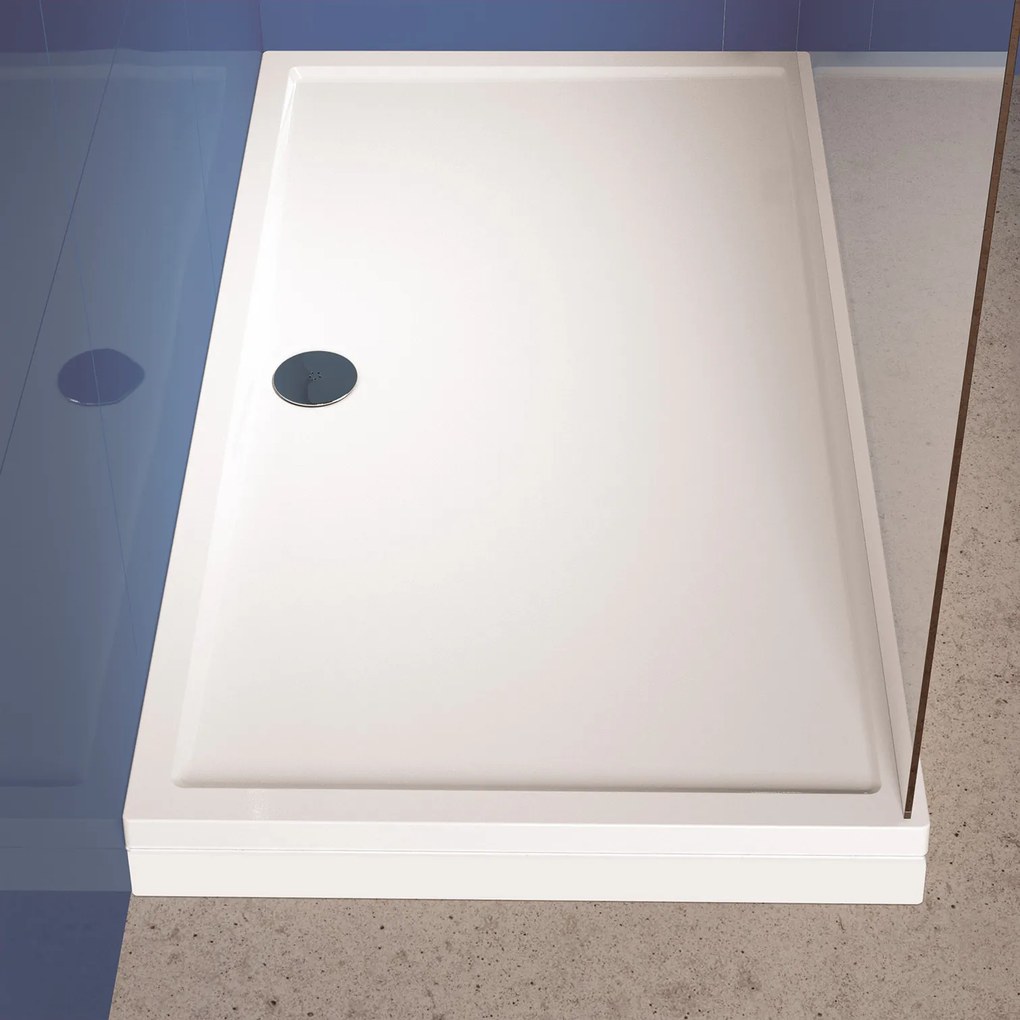 Riho Davos rechthoekige douchebak 150x90cm wit glans