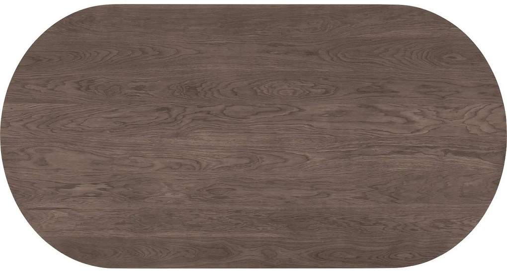 Goossens Excellent Eettafel Uniek, Semi rond 180 x 100 cm