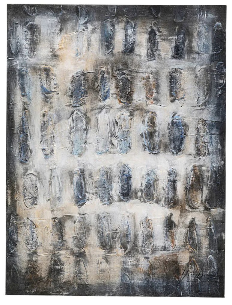 Kare Design Shadows Grey Abstract Schilderij Grijs Beige