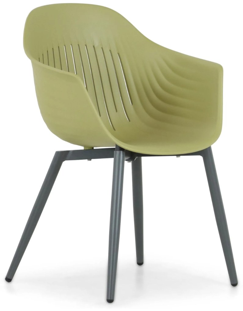 Tuinstoel Kunststof Groen Lifestyle Garden Furniture Lissabon