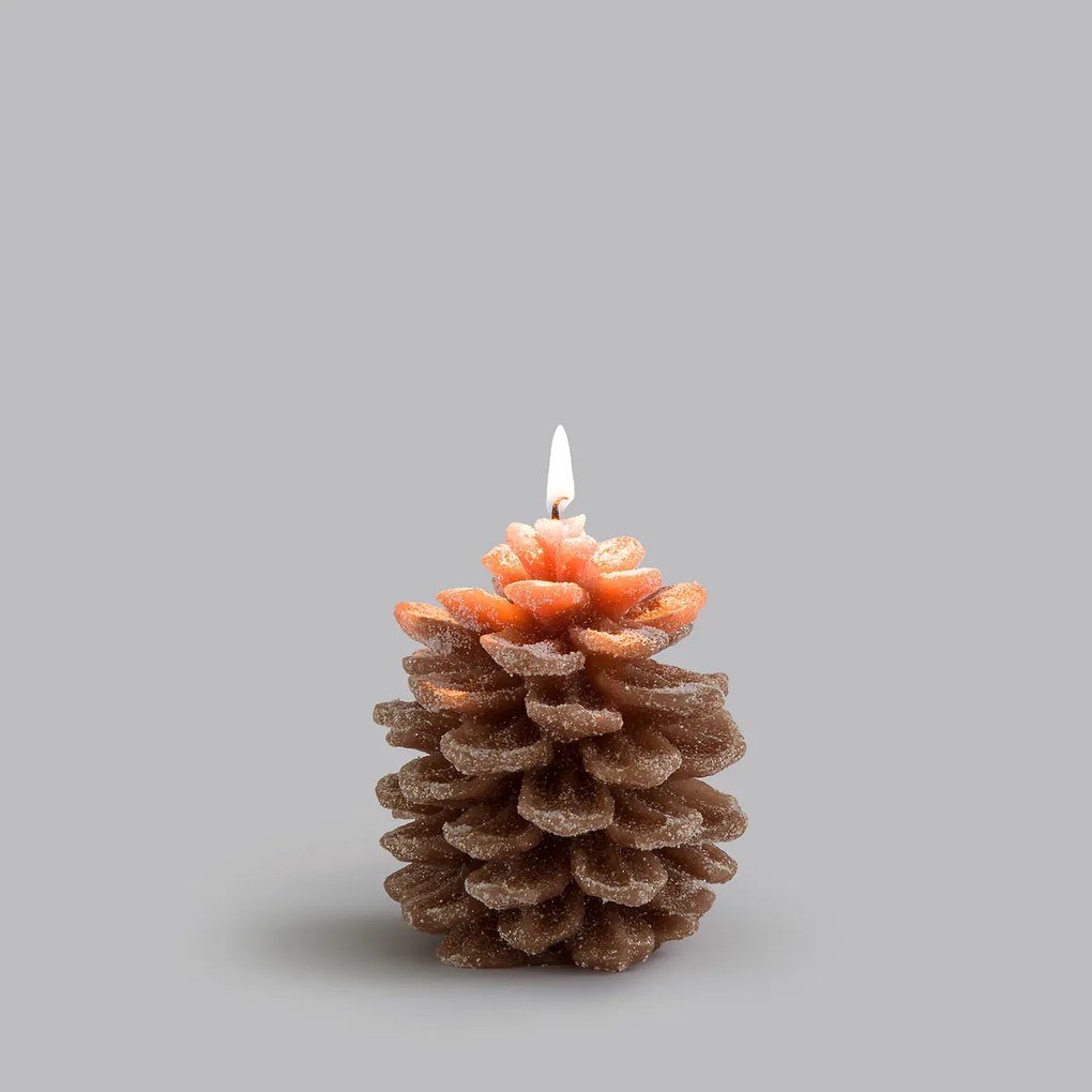 Waskaars, dennenappelvorm, H9,5 cm, Caspar